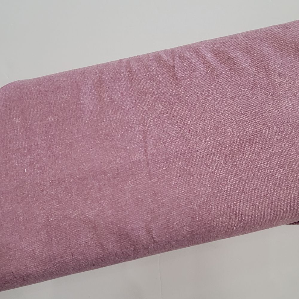 Robert Kaufman Essex Yard Dyed Mauve Purple Linen Blend Fabric