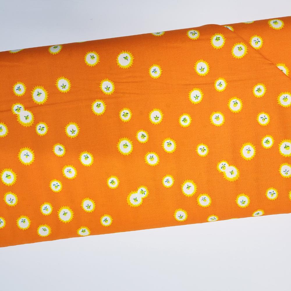Heather Ross Forestburgh Firefly Orange Fabric