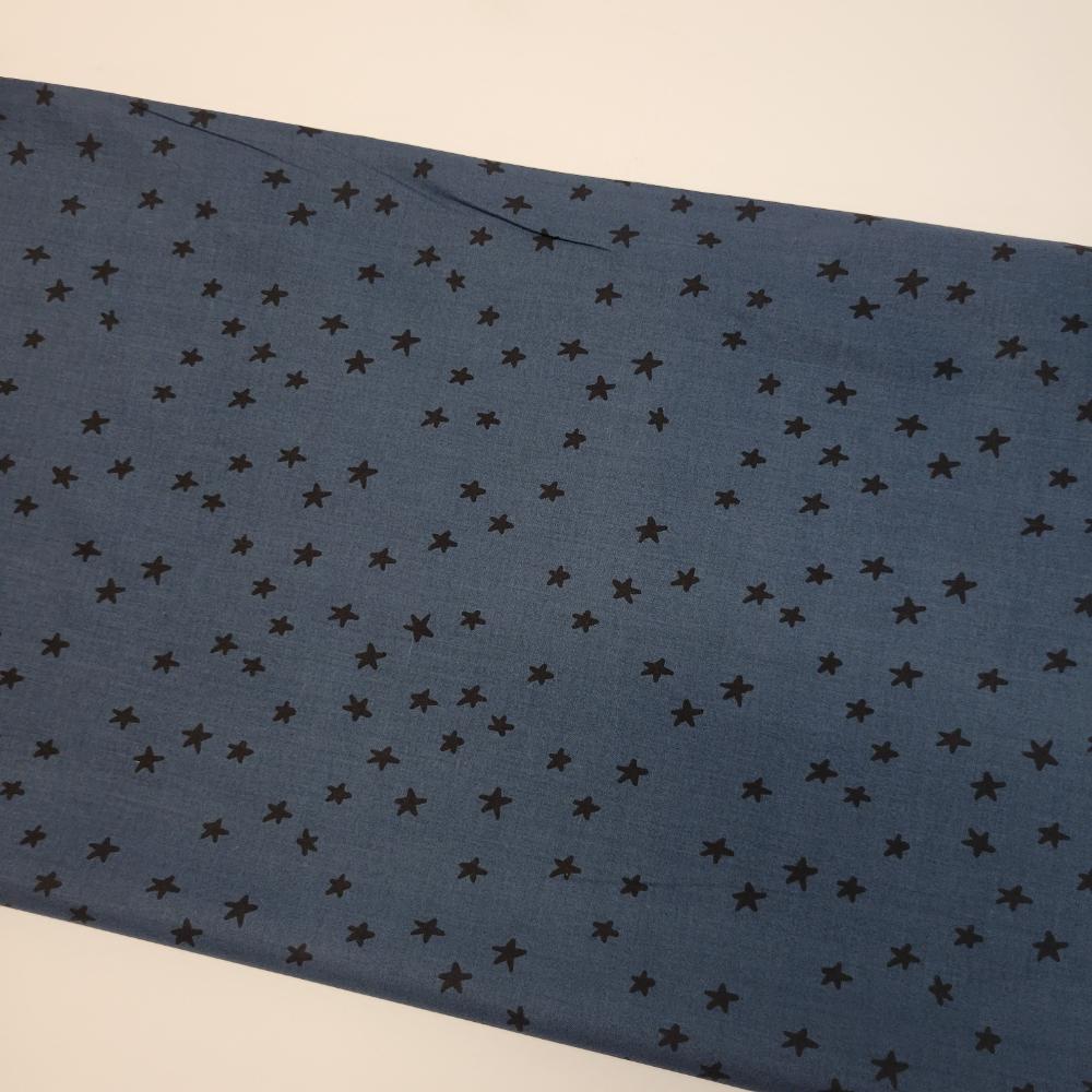 Ruby Star Society Starry 2 Smoke Navy Blue Fabric