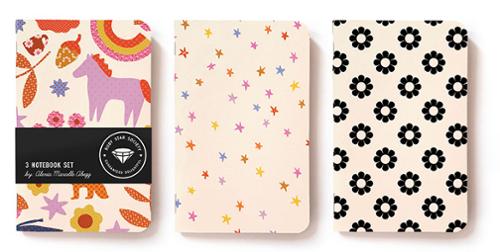 Ruby Star Society Meadow 3 Count Notebook Set
