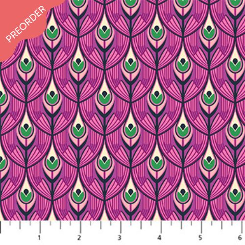 Heather Bailey Wild Abandon Swagger Violet Fabric