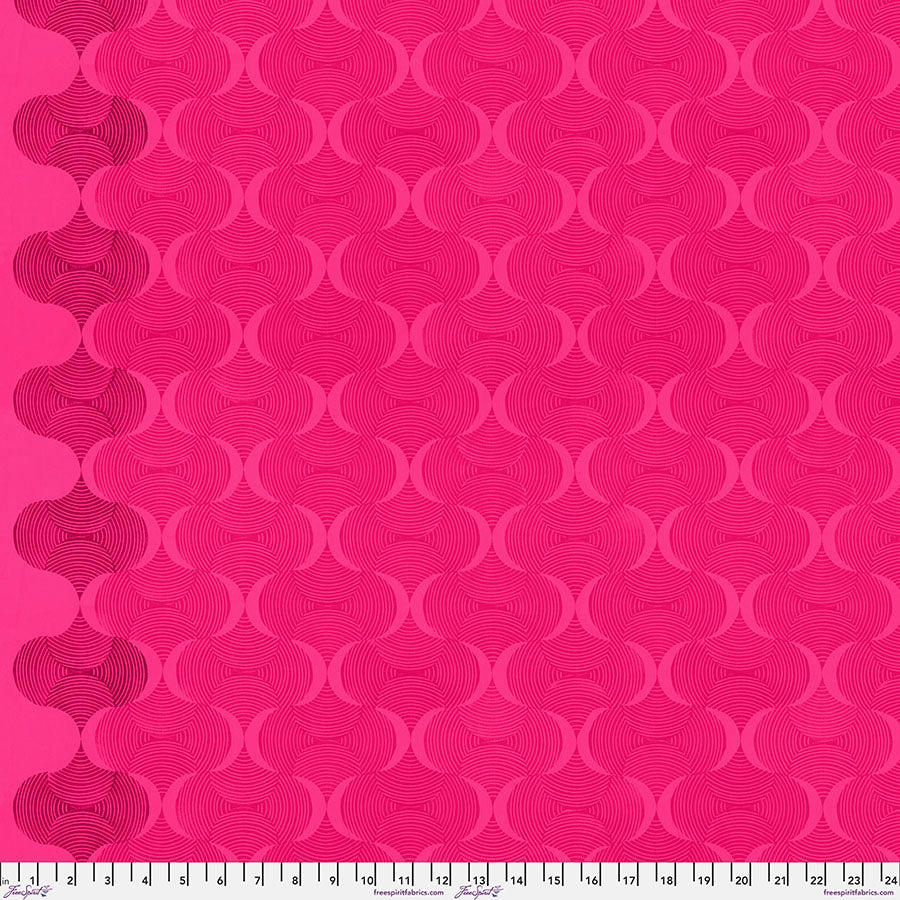 Valori Wells Grace Collection Curious Mindful Fuchsia Pink Fabric
