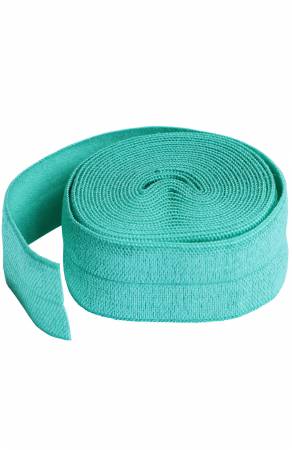 By Annie Fold-Over Elastic in Turquoise 2 Yards