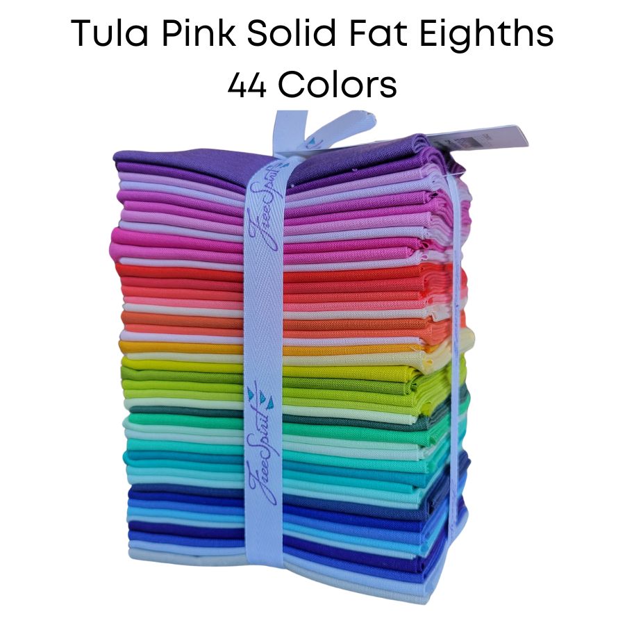 Tula Pink Solids Fat Eighth Fabric Bundle 44 Colors