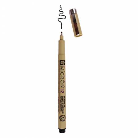 Pigma Micron 12 Pen 0.7mm Black Acid Free Pen