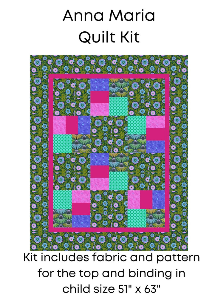Anna Maria Quilt Kit with Just Can't Cut It Quilt Pattern