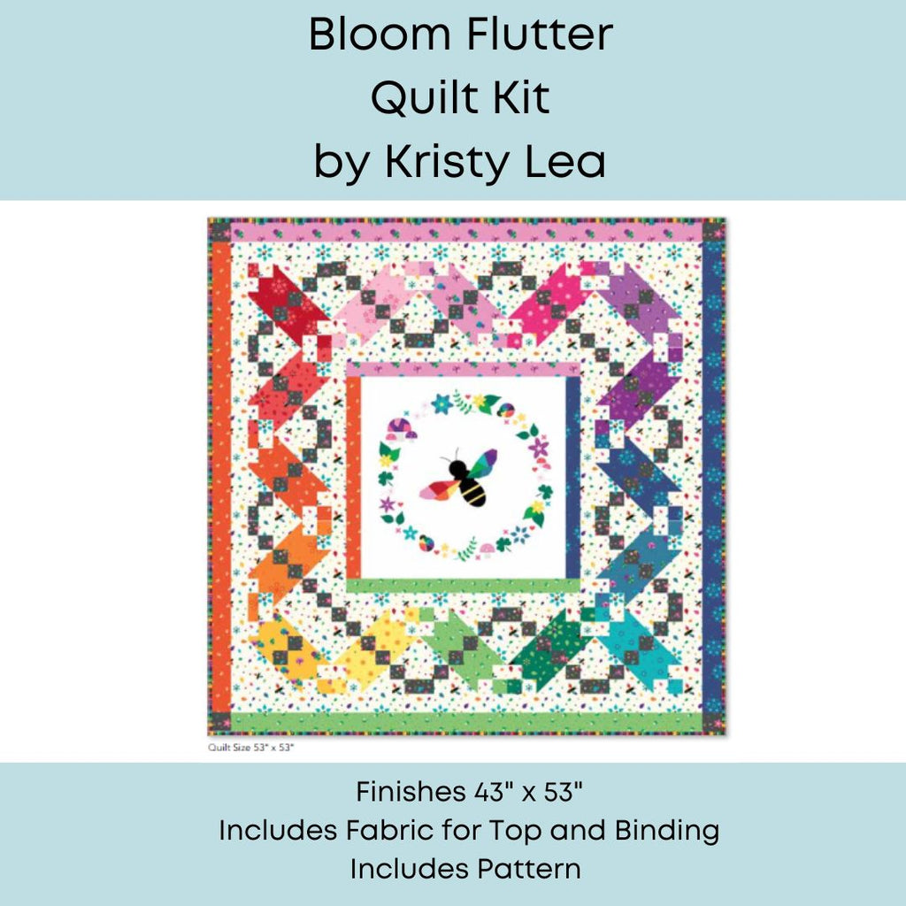 Kristy Lea Bloom Flutter Quilt Kit