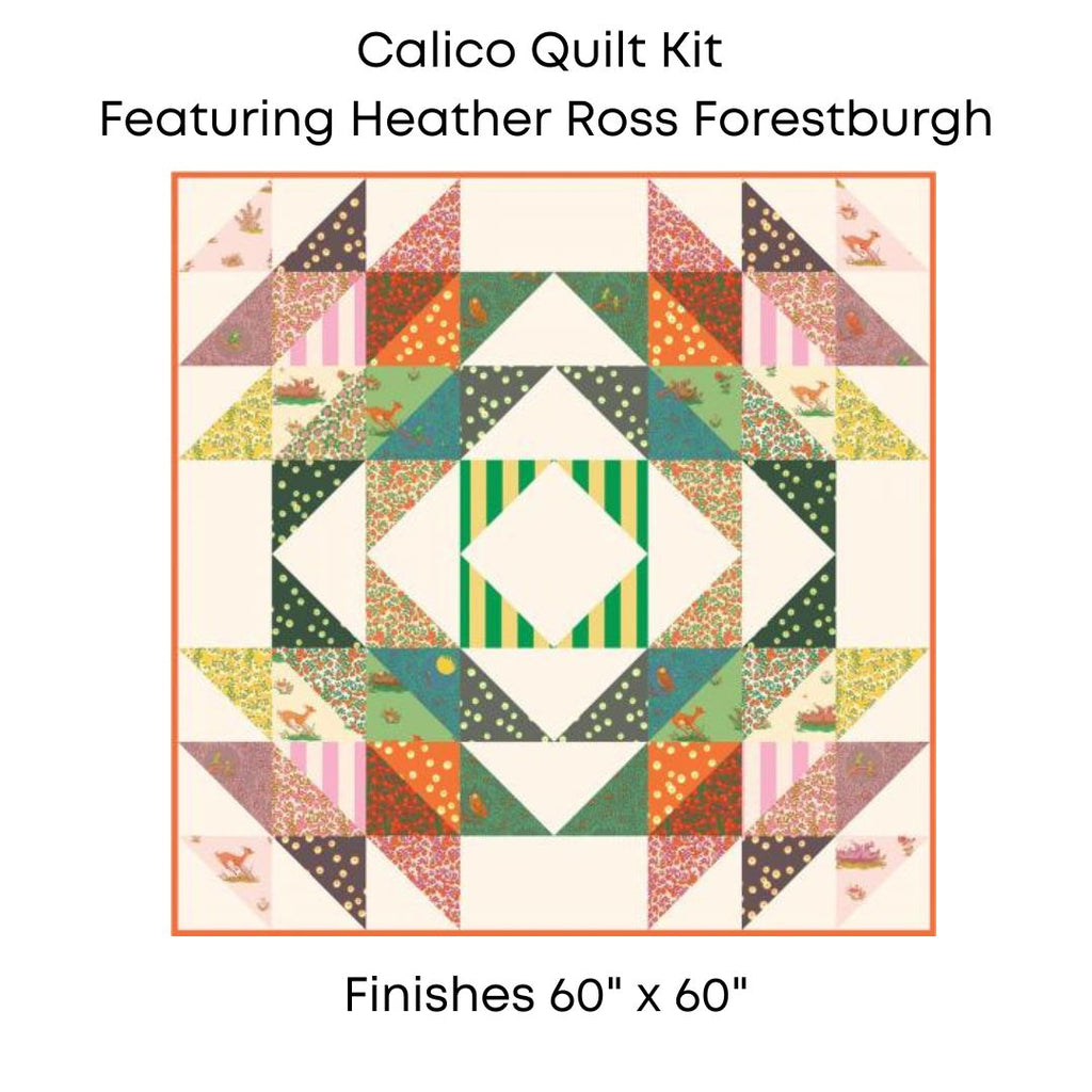 Heather Ross Forestburgh Calico Quilt Kit