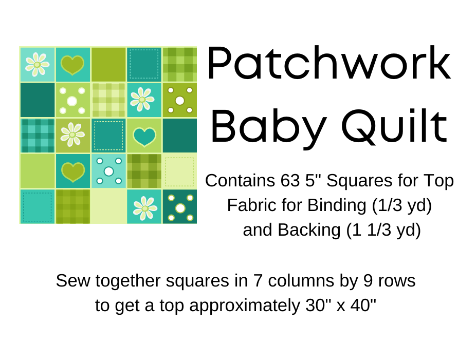 Patchwork Baby Quilt Kit