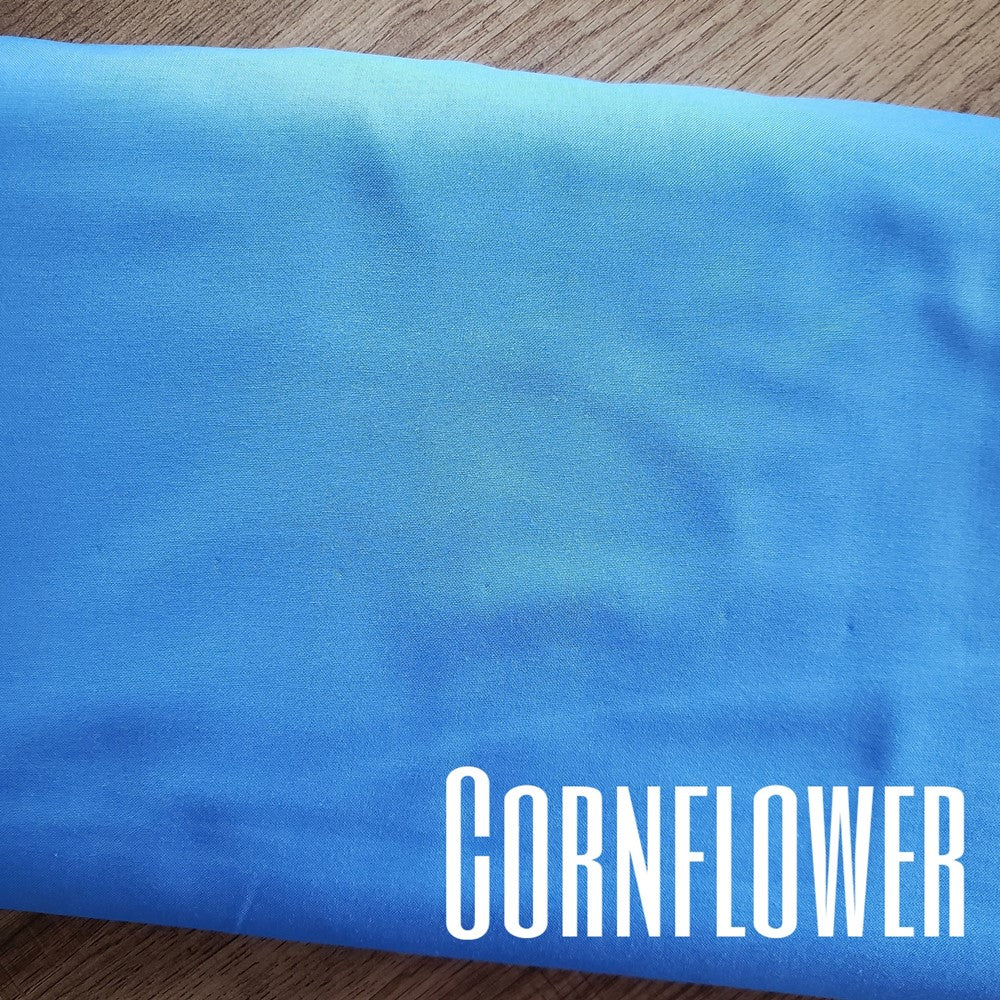 Tula Pink Cornflower Blue Designer Essentials Solids Fabric