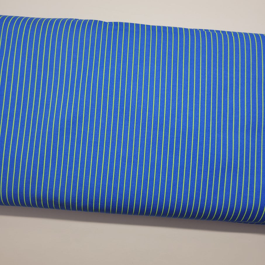 Tula Pink Tiny Stripes Clarity Blue Fabric