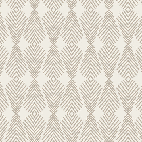 Serenity Fusion Plumage Cream Stripe Fabric