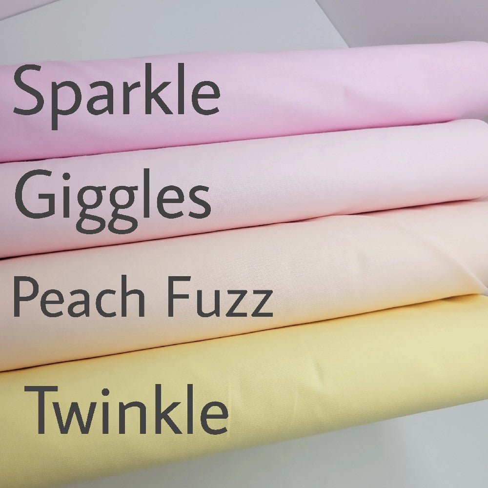 Tula Pink Solids Unicorn Poop Twinkle Yellow Fabric