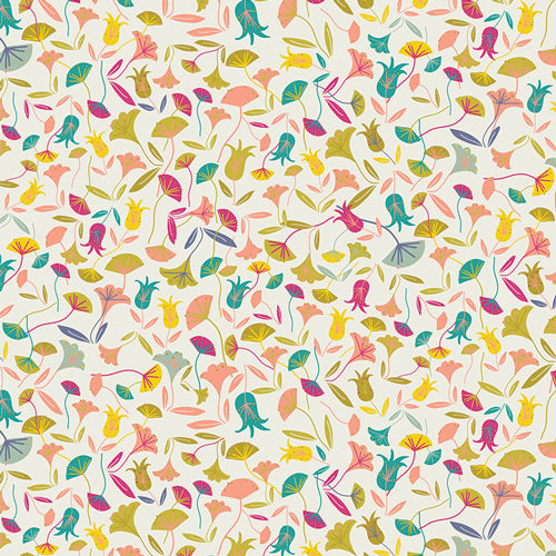 Jessica Swift Path to Discovery Wildseed Floral Fabric
