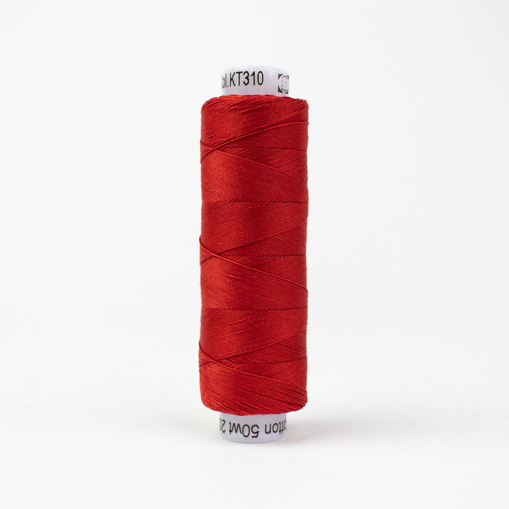 Wonderfil Konfetti Cherry Red Thread 50 wt Cotton Mini Spool