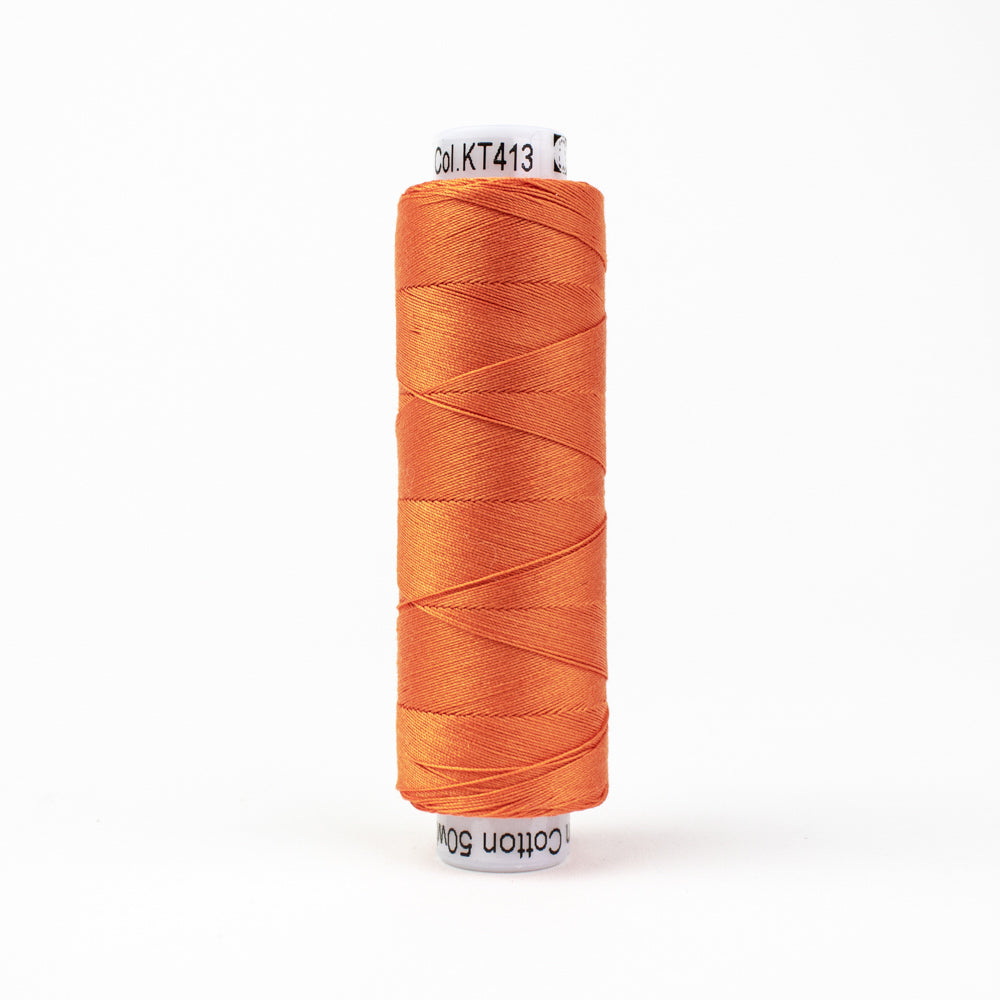 Wonderfil Konfetti Fox Orange Thread 50 wt Cotton Mini Spool