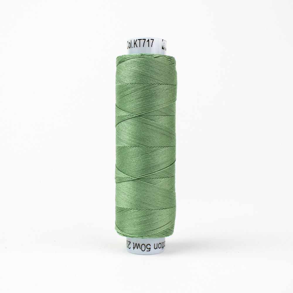 Wonderfil Konfetti Army Green Thread 50 wt Cotton Mini Spool