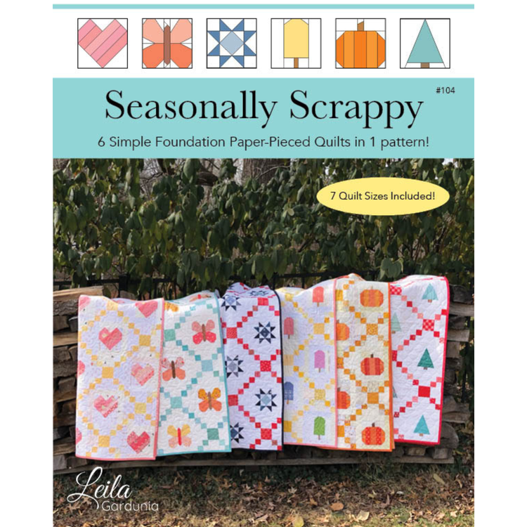 Seasonally Scrappy Quilt pattern Book