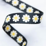 Daisy in Yellow Webbing 1" By the Yard