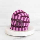 30" Striped Zipper - Grape Soda Purple