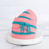 30" Zipper - Flamingo Pink