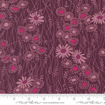 V & Co Color Crush Mingle Florals Plum Pink Fabric