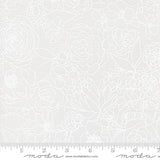 Alli K Design True to Hue Love Dove White Fabric