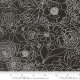 Alli K Design True to Hue Hidden Florals Black Fabric