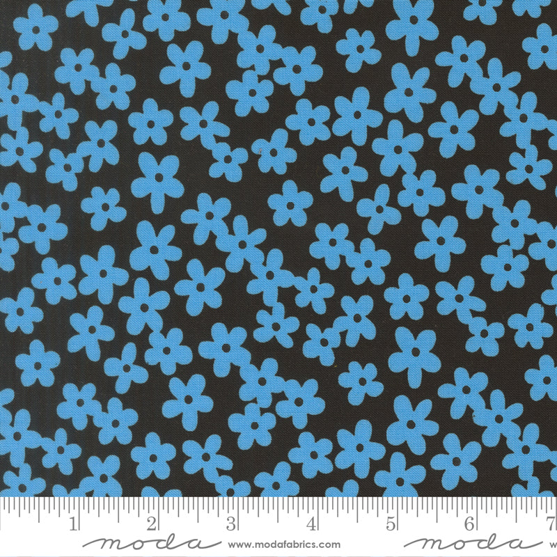 Alli K Design True to Hue Petals Blue Fabric