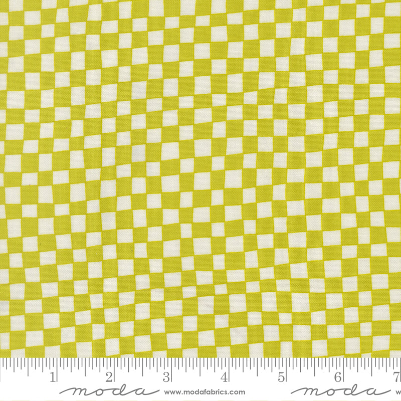Alli K Design True to Hue Checks Citronized Fabric