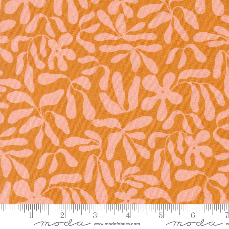 Alli K Design True to Hue Obsura Florals Marmalade Fabric