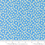 Alli K Design True to Hue Petal Power Blue My Mind Fabric