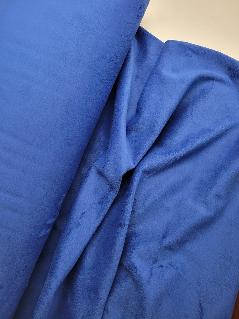 Cuddle Extra Wide 90" Royal Blue Minky Cuddle Fabric