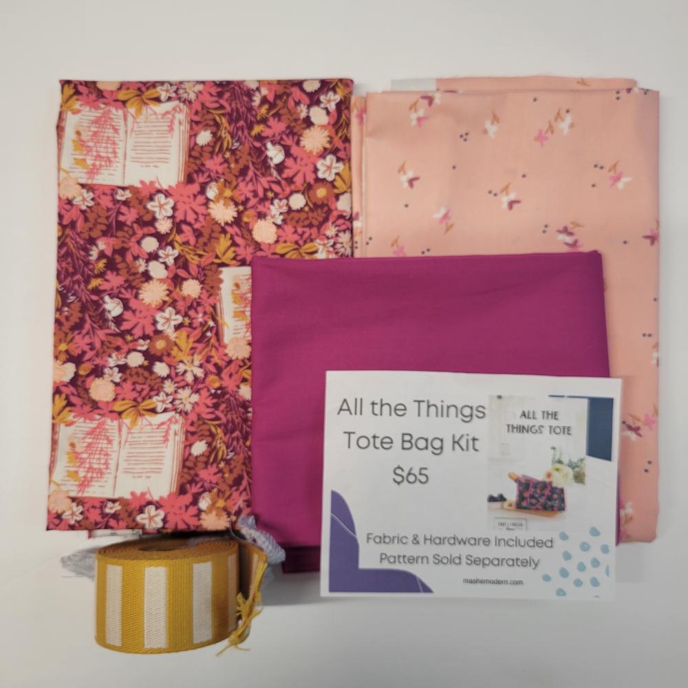 All the Things Tote Kit Art Gallery Pink Fabrics
