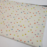 Ruby Star Society Starry 2 Multi Rainbow Stars Cream Fabric