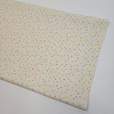 Ruby Star Society Starry 2 Mini Multi Rainbow Stars Cream Fabric