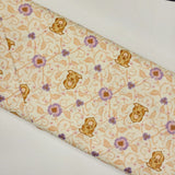 Ruby Star Society Dog Park Pitbull Floral Shell Cream Fabric