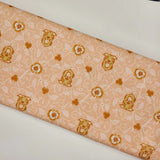 Ruby Star Society Dog Park Pitbull Floral Dahlia Pink Fabric