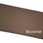 Confetti Cotton Brownie Solid Brown Fabric by Riley Blake