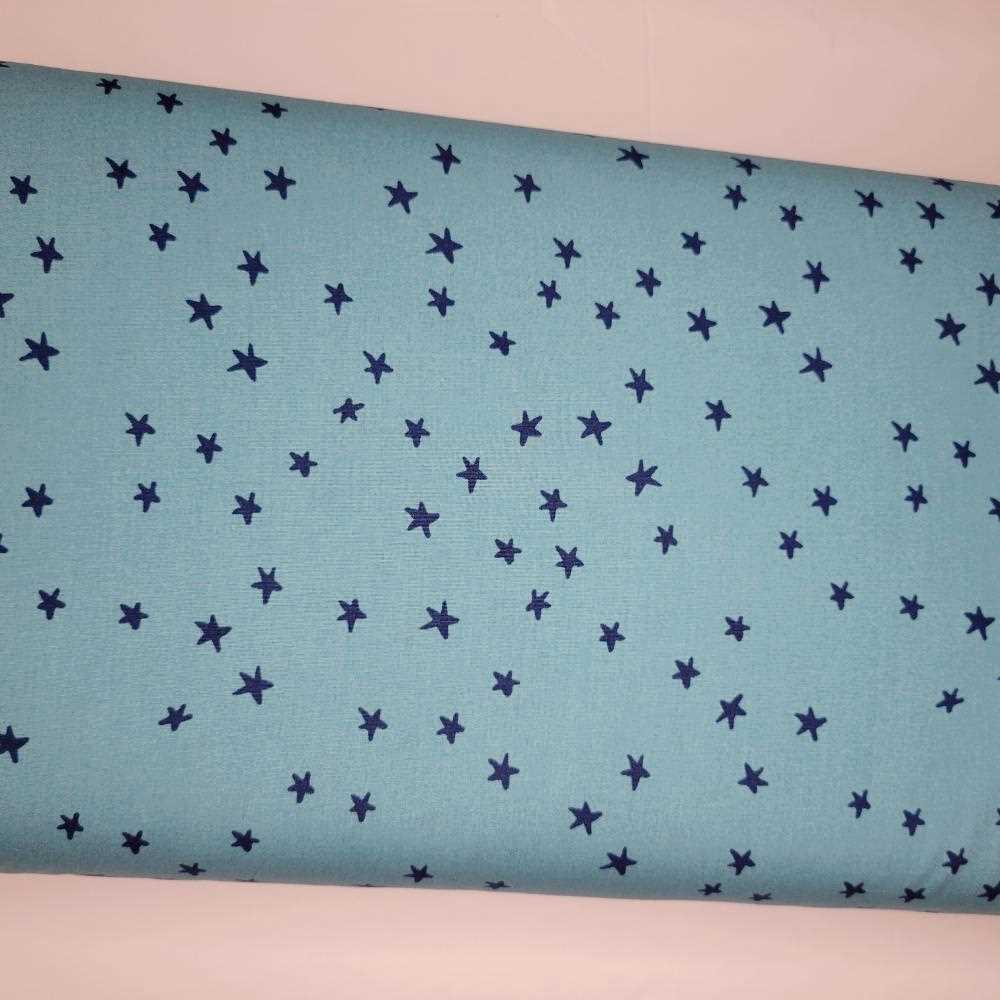 Ruby Star Society Starry Wideback Turquoise 108" Blue Fabric