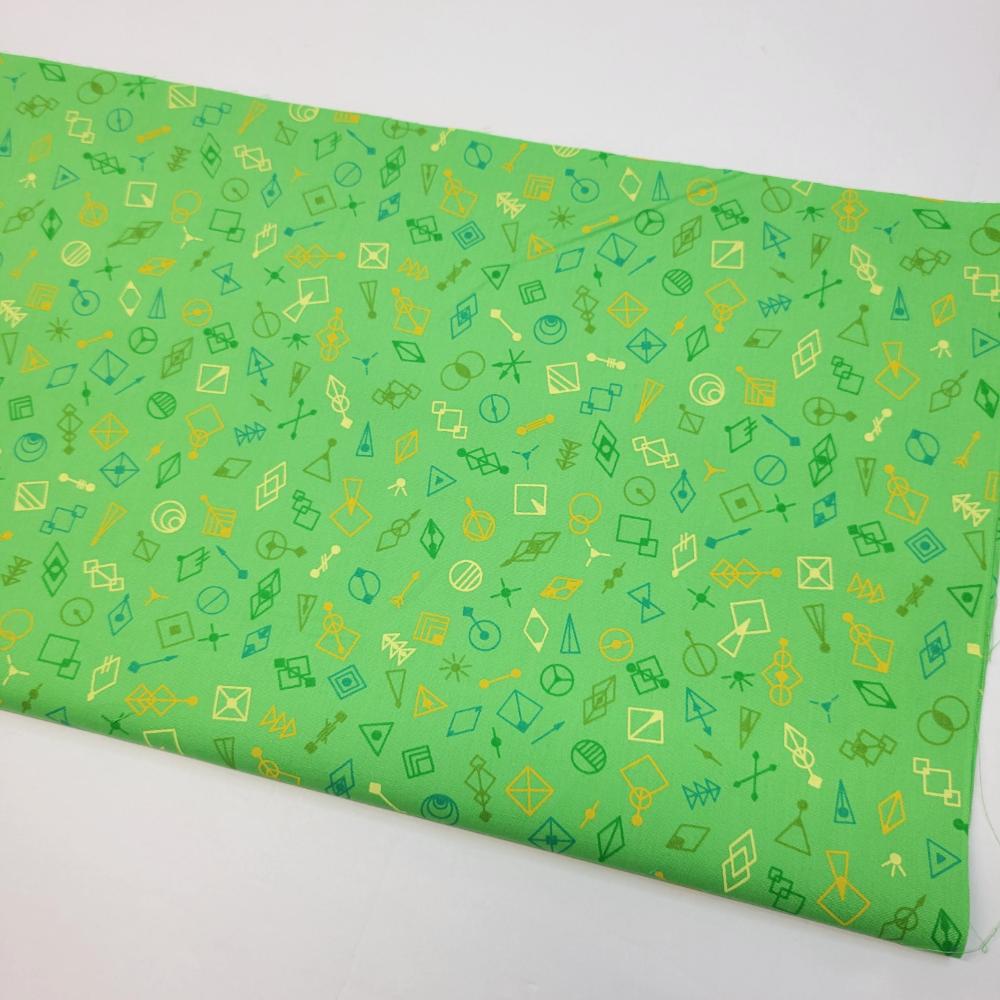 Giucy Giuce Deco Glo 2 Glitter Honeydew Green Fabric