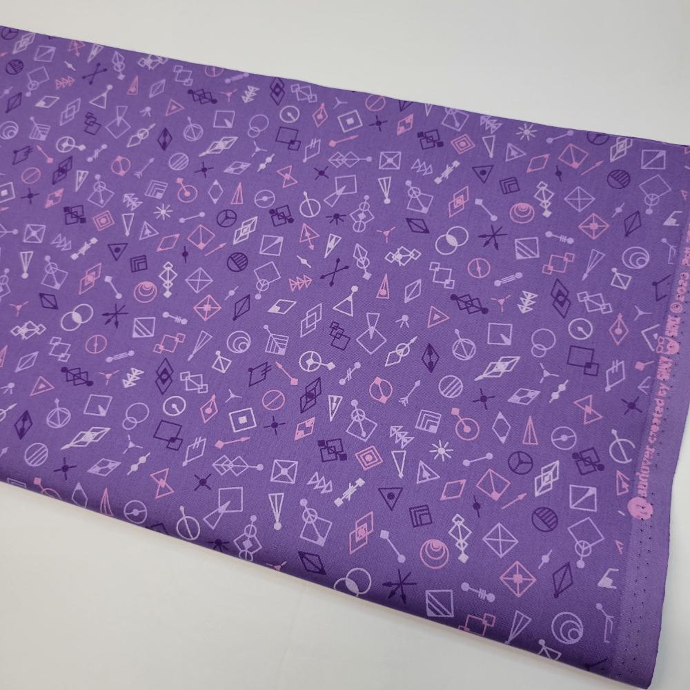 Giucy Giuce Deco Glo 2 Glitter Elderberry Purple Fabric