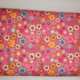 Poppie Cotton Calico Cowgirls Cowgirl Meadow Pink Fabric