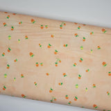Heather Ross By Hand Wild Strawberries Blush Fabric