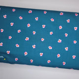 Ruby Star Society Bird is the Word Violet Storytime Teal Floral Fabric