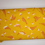 Ruby Star Society Bird is the Word Migration Goldenrod Fabric