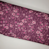 V & Co Color Crush Mingle Florals Plum Pink Fabric