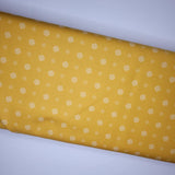 V & Co Color Crush Mod Dots Honey Yellow Fabric