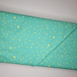 Tula Pink True Colors 2025 Space Sprinkles Seaglass Aqua Fabric