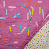Pre-Quilted Half Yard Panel for Bag Making- Washi Tape
